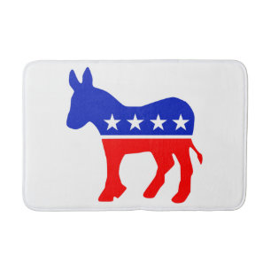Democratic Party Political Emblem (Donkey) Bath Mat