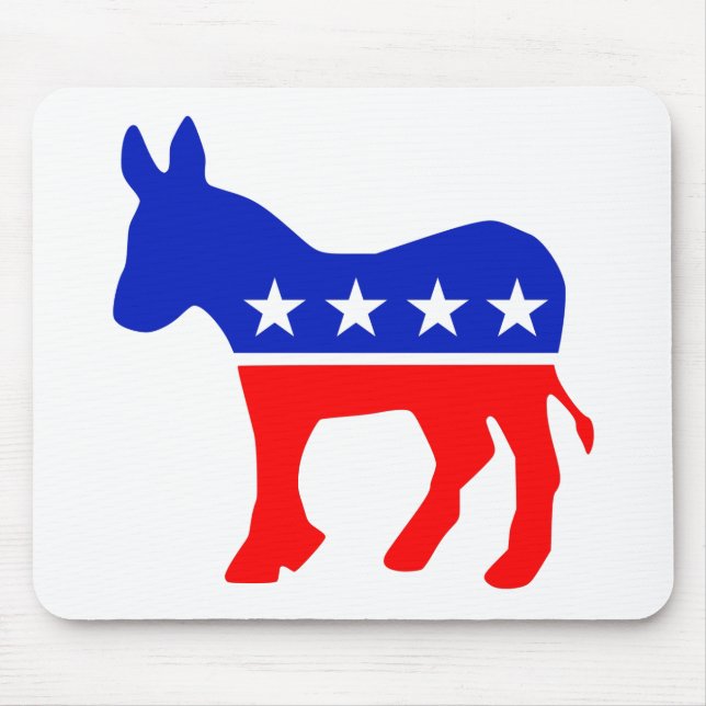 Democratic Party Political Emblem (Donkey) Mouse Mat (Front)
