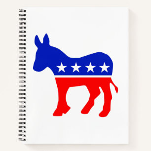 Democratic Party Political Emblem (Donkey) Notebook