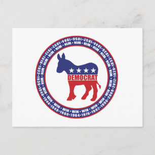 Democratic Party Wins Postcard