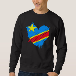 Democratic Republic Congo Flag I Love It Is In My Sweatshirt