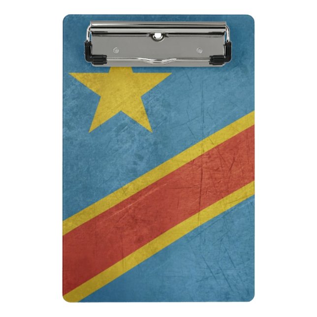 Democratic Republic of Congo Flag Mini Clipboard (Front)