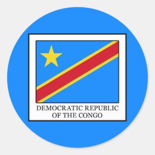 Democratic Republic of the Congo Classic Round Sticker