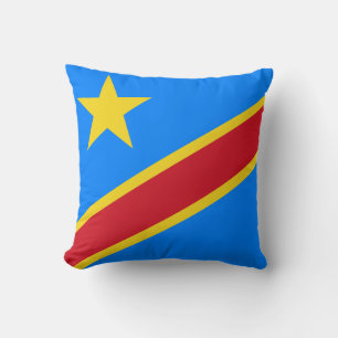 Democratic Republic of the Congo Flag Cushion