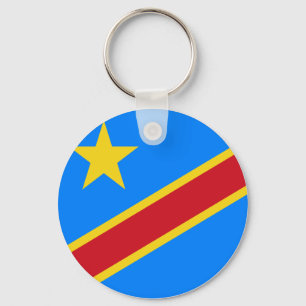 Democratic Republic of the Congo Flag Key Ring