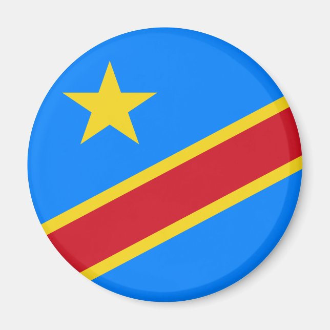 Democratic Republic of the Congo flag Magnet (Front)
