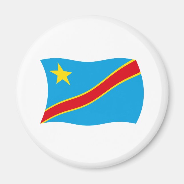 Democratic Republic of the Congo Flag Magnet (Front)