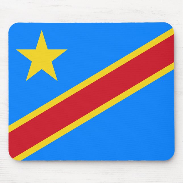 Democratic Republic of the Congo Flag Mouse Mat (Front)