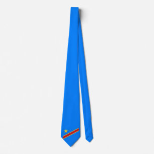 Democratic Republic of the Congo flag Neck Tie