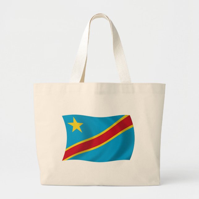 Democratic Republic of  the Congo Flag Tote Bag (Front)