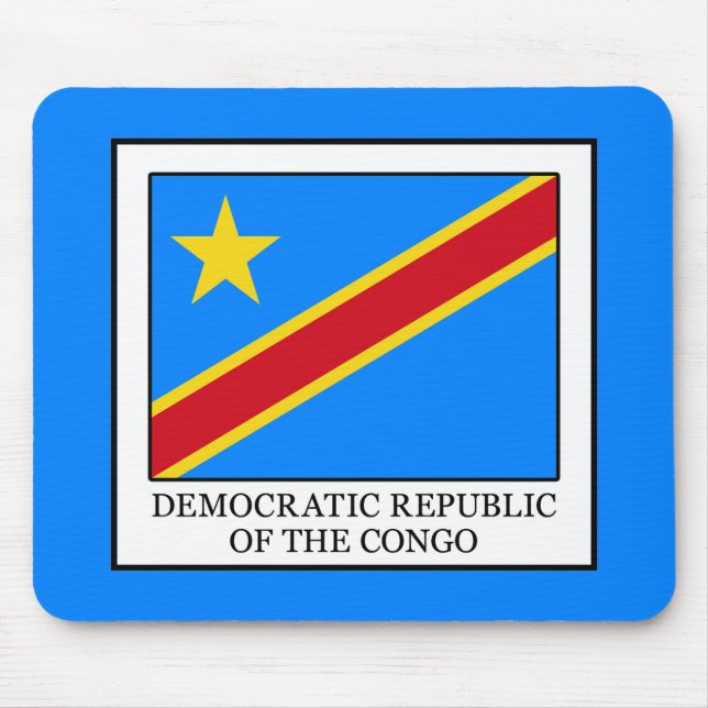Democratic Republic of the Congo Mouse Mat (Front)