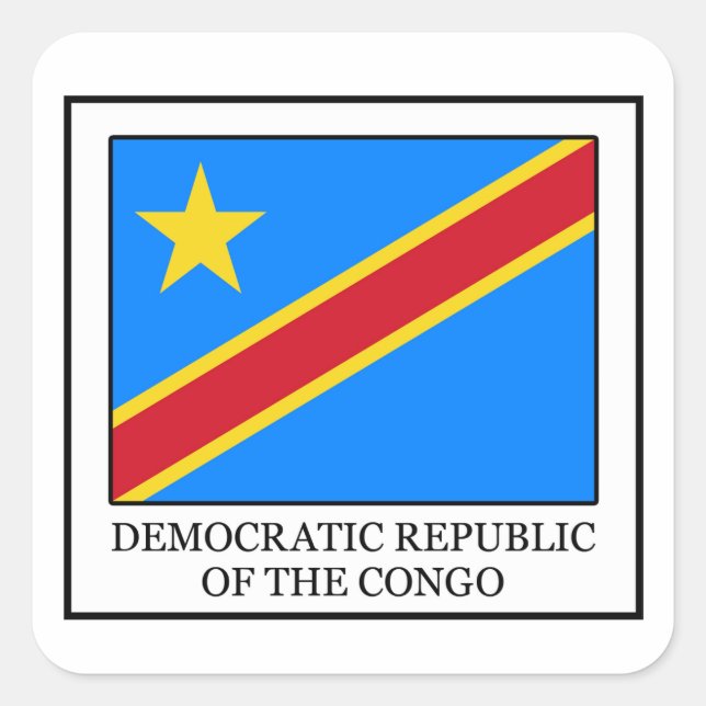 Democratic Republic of the Congo sticker (Front)