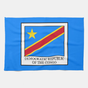 Democratic Republic of the Congo Tea Towel