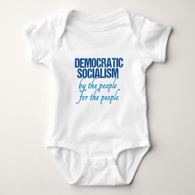 Democratic Socialism Baby Bodysuit (Front)