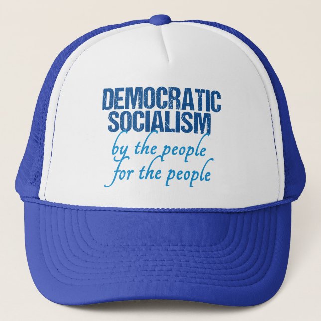 Democratic Socialism Trucker Hat (Front)