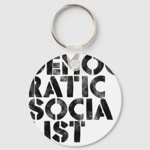 Democratic Socialist Key Ring