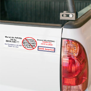 Democratic Socialist Ocasio-Cortez Edit YEAR Bumper Sticker