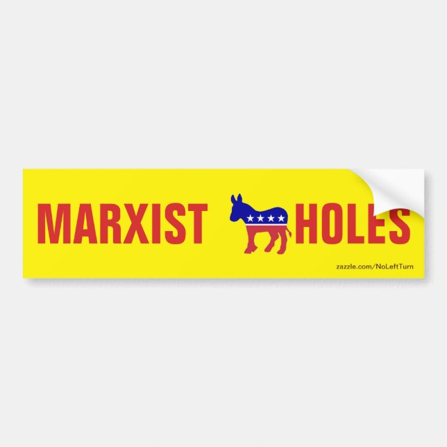 Democrats Are Marxists Bumper Sticker (Front)