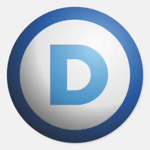 Democrats Classic Round Sticker