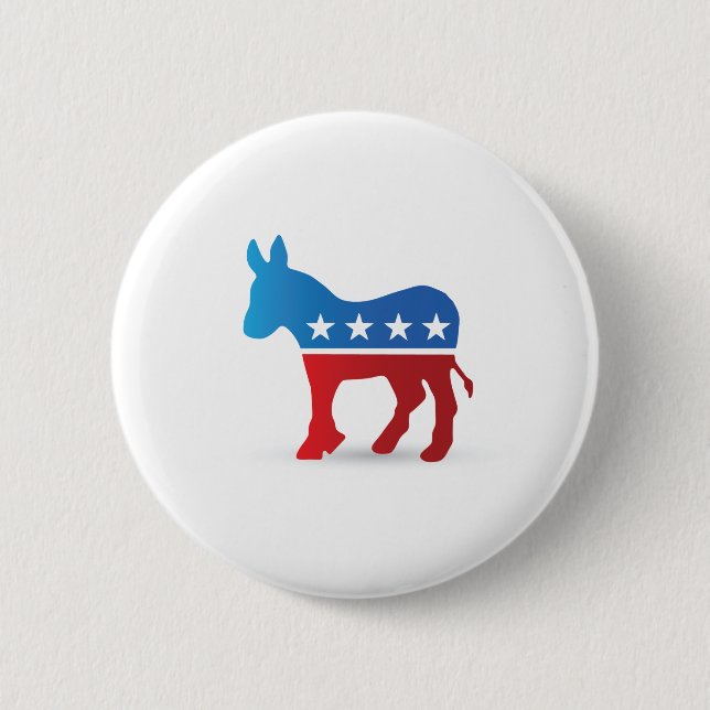 Democrats Donkey Button (Front)