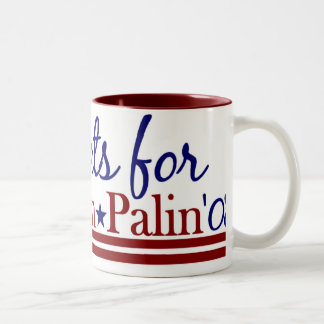 Democrats for McCain Palin Two-Tone Coffee Mug