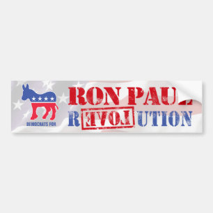 Democrats for Ron Paul Bumper Sticker