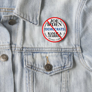 Democrats Joe Biden Kamala Harris 6 Cm Round Badge