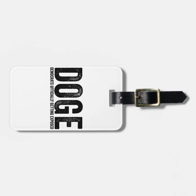 Democrats Officially Getting Exposed Luggage Tag (Front Horizontal)