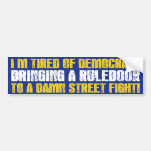 Democrats Streetfight Bumper Sticker