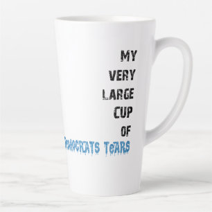 Democrats Tears Latte Mug
