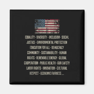 Democrats Values Equality Diversity Education Magnet