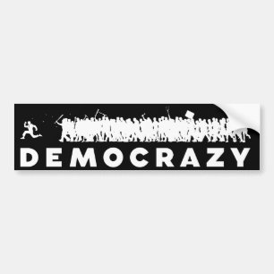 Democrazy Bumper Sticker