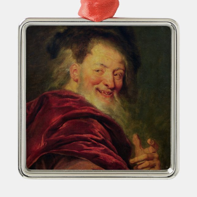 Democritus  1692 metal tree decoration (Front)