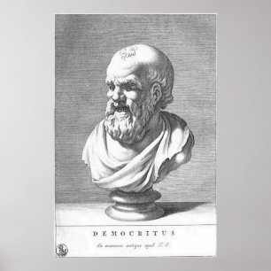 Democritus / Greek Philosopher / Poster