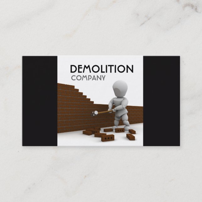 Demolition Business Card (Front)