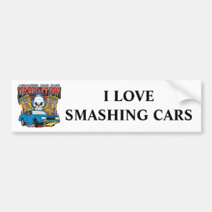 Demolition Derby Bumper Sticker