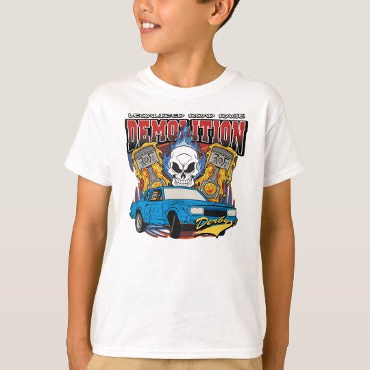 Demolition Derby TShirt Zazzle.co.uk