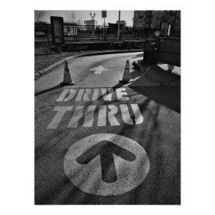 "DEMOLITION DRIVE THRU" PHOTO PRINT