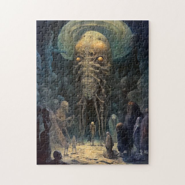 Demon Alien Underworld Creature Jigsaw Puzzle (Vertical)