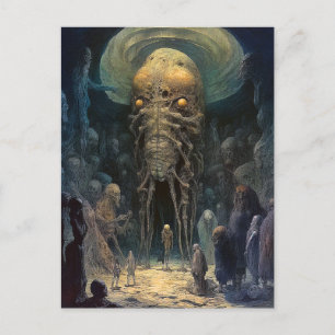 Demon Alien Underworld Creature Postcard