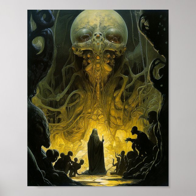 Demon Alien Underworld Creature Poster (Front)