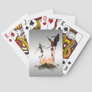 Demon Angel Skeletons Playing Cards