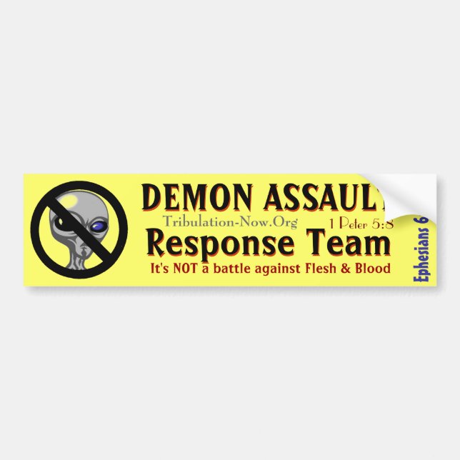 Demon Assault Response Team Bumper Sticker (Front)