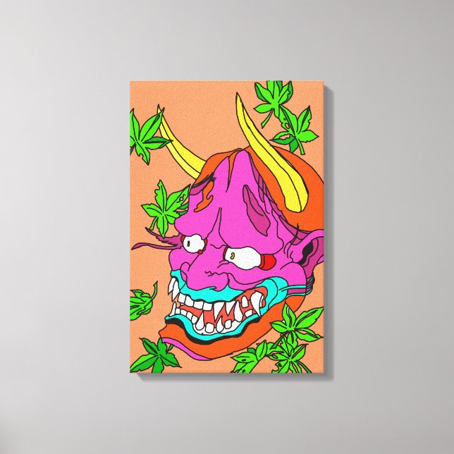 Demon Blossom Canvas Print (Front)