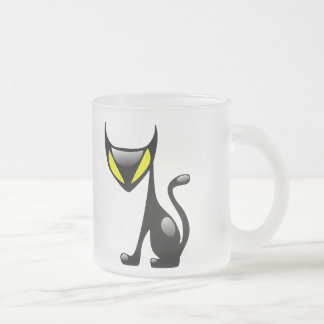 Demon Cat Frosted Mug