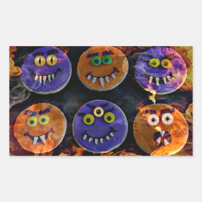 Demon Cookies! Rectangular Sticker (Front)
