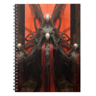 Demon Creatures Dark Fantasy Horror Notebook
