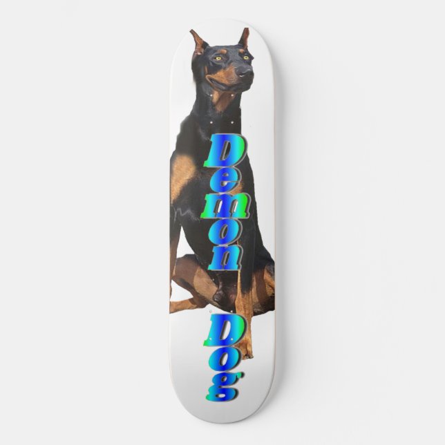 Demon dog skateboard (Front)