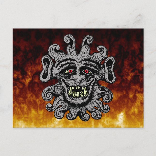 Demon Door Knocker Postcards (Front)