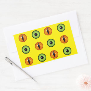 Demon Eyes Rectangular Sticker
